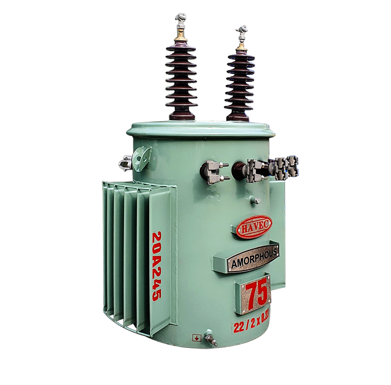 MÁY BIẾN ÁP AMORPHOUS 1 PHA 2 SỨ 75KVA MÁY BIẾN ÁP AMORPHOUS 1 PHA 2 SỨ 75KVA